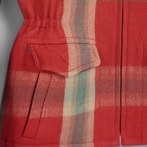 Ralph Lauren Wool Western Plaid Fringe Jacket 2 - Picture 7 of 10